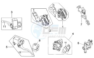 QUADLANDER 250 drawing BRAKE CALIPER / BRAKE LEVER