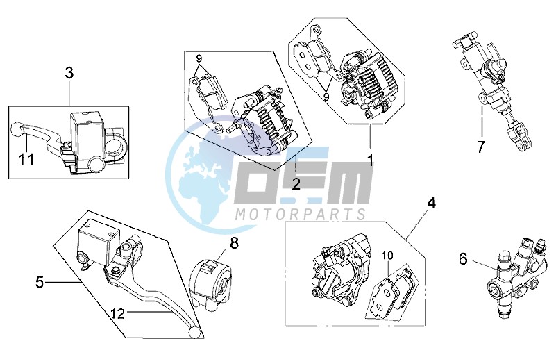 BRAKE CALIPER / BRAKE LEVER