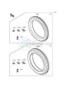 Z250SL BR250EFF XX (EU ME A(FRICA) drawing Tires