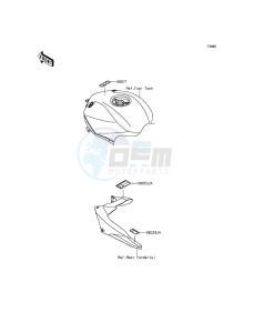 NINJA H2 ZX1000NFF XX (EU ME A(FRICA) drawing Labels