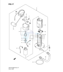 GSX-R1000 drawing FUEL PUMP