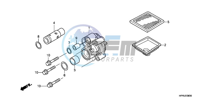 REAR BRAKE CALIPER