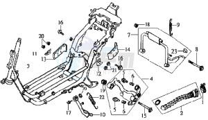 JOYRIDE 200 drawing FRAME