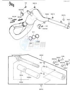 KX 500 C [KX500] (C1) [KX500] drawing MUFFLER