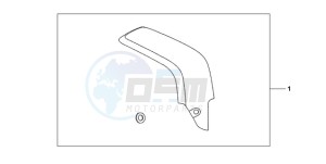 CBR600RR9 Korea - (KO) drawing CARBON FIBER EXHAUST GUARD