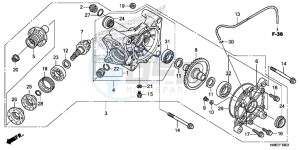 TRX680FAE TRX680 Europe Direct - (ED) drawing FINAL DRIVEN GEAR