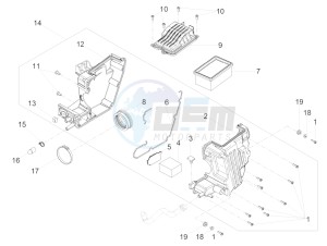 V7 III Special 750 e4 (NAFTA) drawing Air box