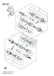 LT-A750X (P28-P33) drawing REAR DRIVE SHAFT