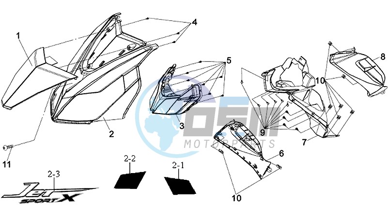 FR PLATE / HEAD LIGHT