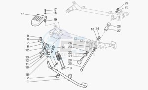 California 1100 Stone - Metal PI Stone/Metal PI drawing Lateral stand