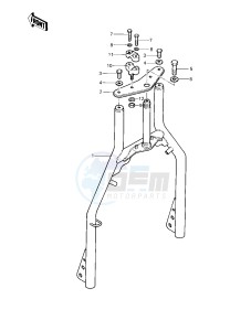 KLT 200 B [KLT200] (B1) | SOLID AXLE [KLT200] drawing FRONT FORK