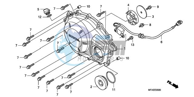 RIGHT CRANKCASE COVER