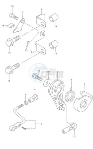 DF 9.9 drawing Throtle Control S/N 652501 to 65XXXX