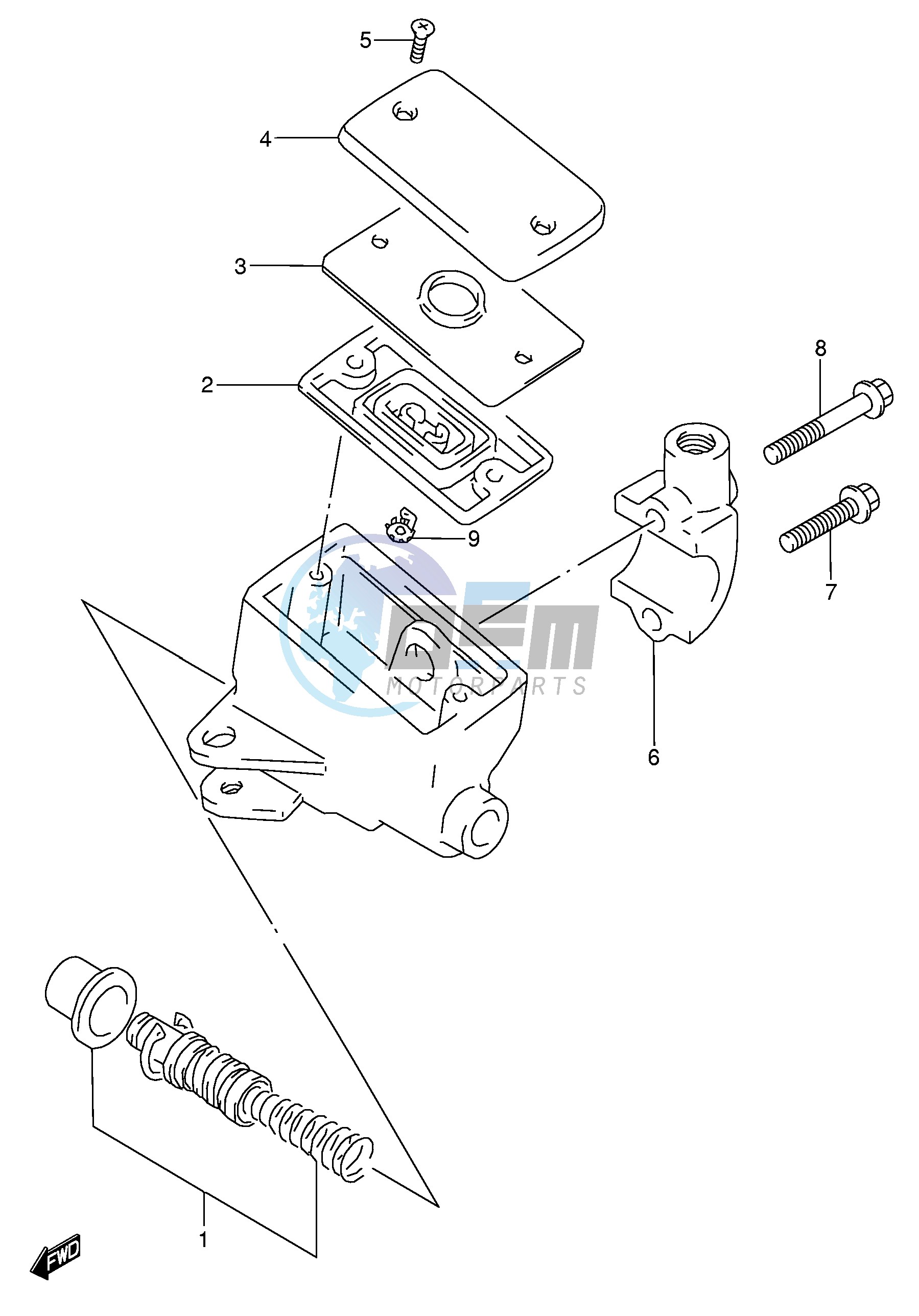 FRONT MASTER CYLINDER