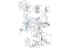 YZF R THUNDER CAT 600 drawing FUEL TANK