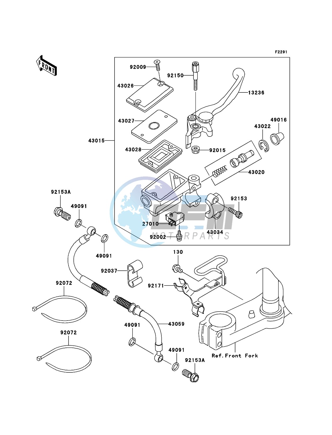 Front Master Cylinder