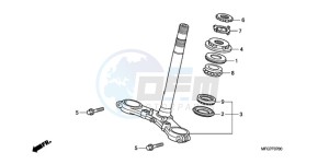 CB600F39 Spain - (SP / ST) drawing STEERING STEM