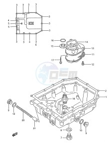 GSX750F (E28) drawing OIL PAN