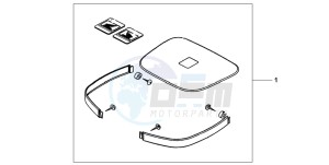 FES150 125 S-WING drawing TOP BOX COLOUR PANEL SET