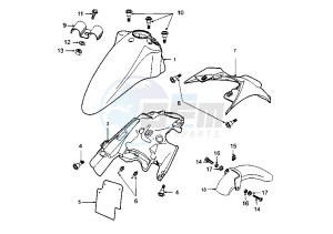 LOOXOR 125-150 - 125 cc drawing FENDER