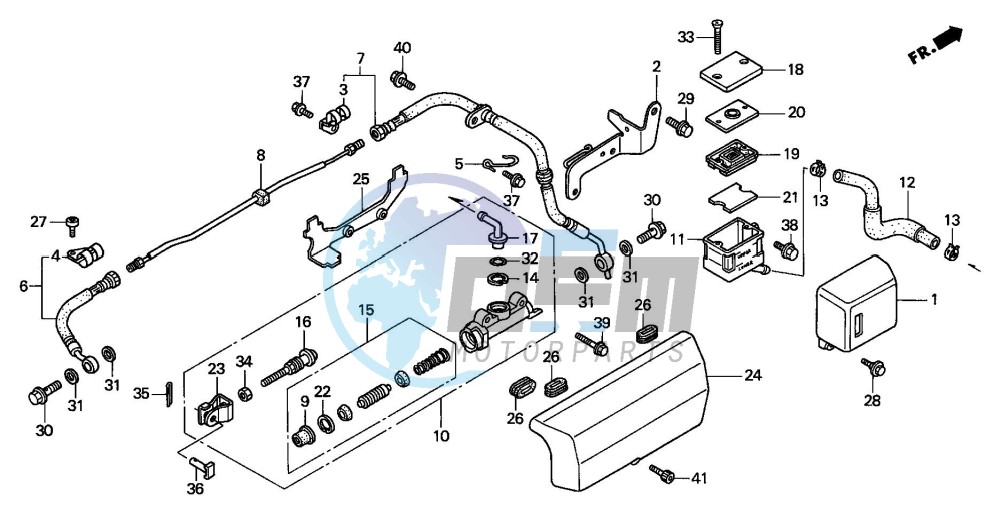 REAR BRAKE MASTER CYLINDER