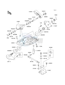 JT 900 B [900 STS] (B3-B4) [900 STS] drawing HANDLE POLE