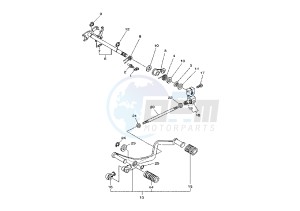 XVS A DRAG STAR CLASSIC 650 drawing SHIFT SHAFT