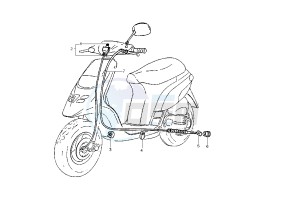 Typhoon 50 drawing Transmission brake - Speedometer