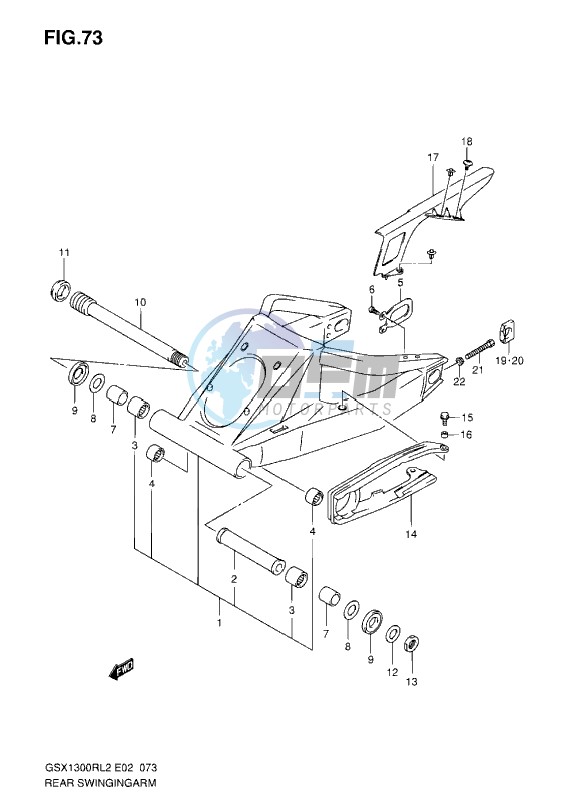 REAR SWINGING ARM L2