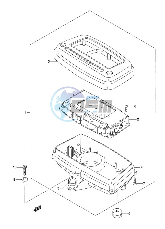 SPEEDOMETER (LT-A500XL2 P17)