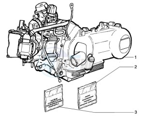 Beverly 200 drawing Engine