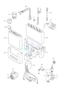 DF 60 drawing Engine Control Unit