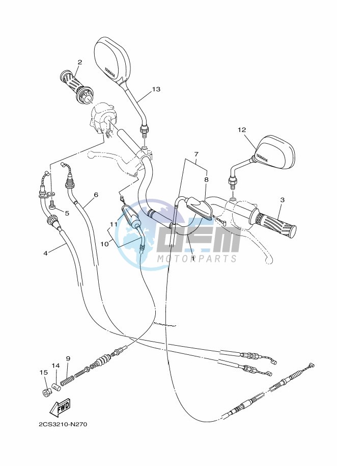 STEERING HANDLE & CABLE