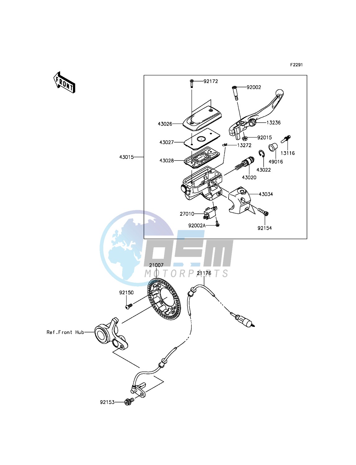 Front Master Cylinder