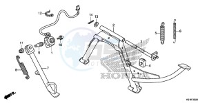 SH125ADE SH125AD UK - (E) drawing STAND