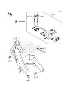 KX450F KX450FEF EU drawing Chassis Electrical Equipment