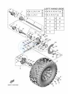 YXE850EN YX85EPAP (BANU) drawing REAR WHEEL