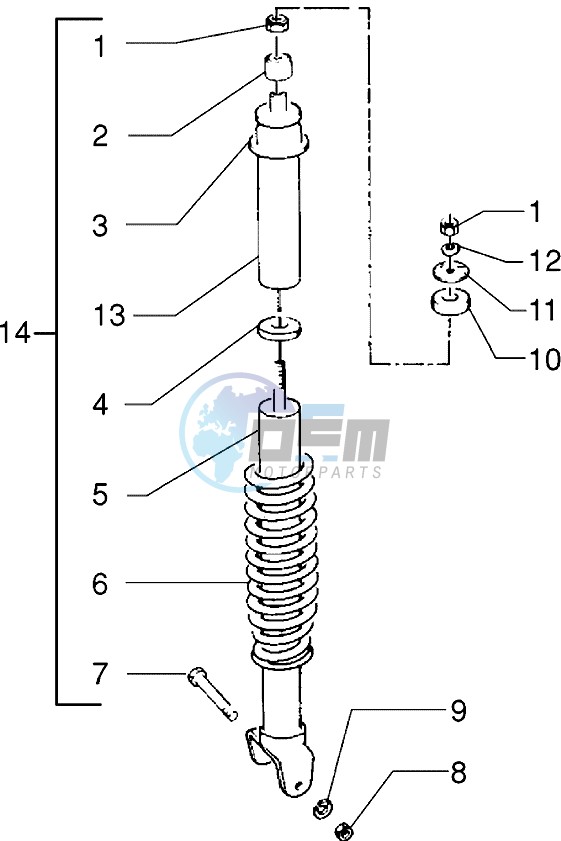 Rear Shock absorber