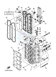 F100A drawing CYLINDER--CRANKCASE-2