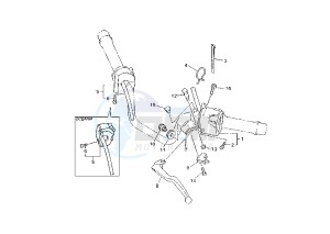 FZS FAZER (FZS600S) 600 drawing HANDLE SWITCH – LEVER