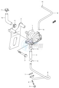 AN400 (E2) Burgman drawing 2ND AIR (AN400X Y E18,AN400RY E34)