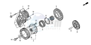 ST1300A drawing STARTING CLUTCH