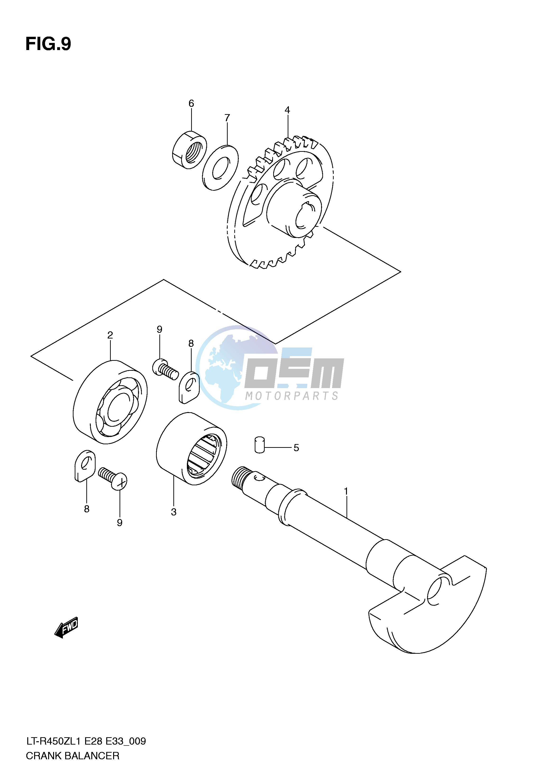 CRANK BALANCER (LT-R450ZL1 E28)