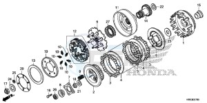 TRX500FM6H Europe Direct - (ED) drawing CLUTCH