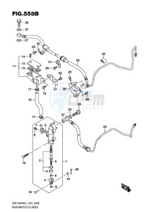 GSX-1300R ABS HAYABUSA EU drawing REAR MASTER CYLINDER