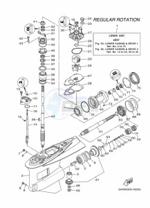 F350AETU drawing PROPELLER-HOUSING-AND-TRANSMISSION-1