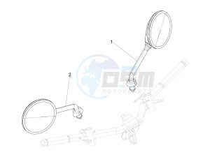 Liberty 125 4t 2v ie e3 (Vietnam) Vietnam drawing Mirrors