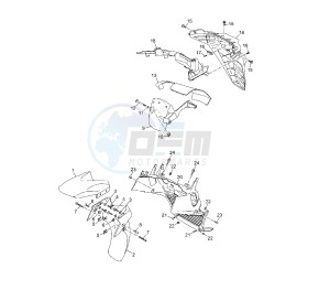 YP R X-MAX 250 drawing FENDER 37P1