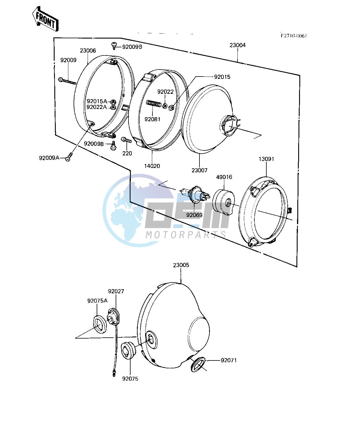 HEADLIGHT -- 82-83 A3_A4- -