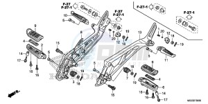 CB1100AE CB1100 ABS UK - (E) drawing STEP